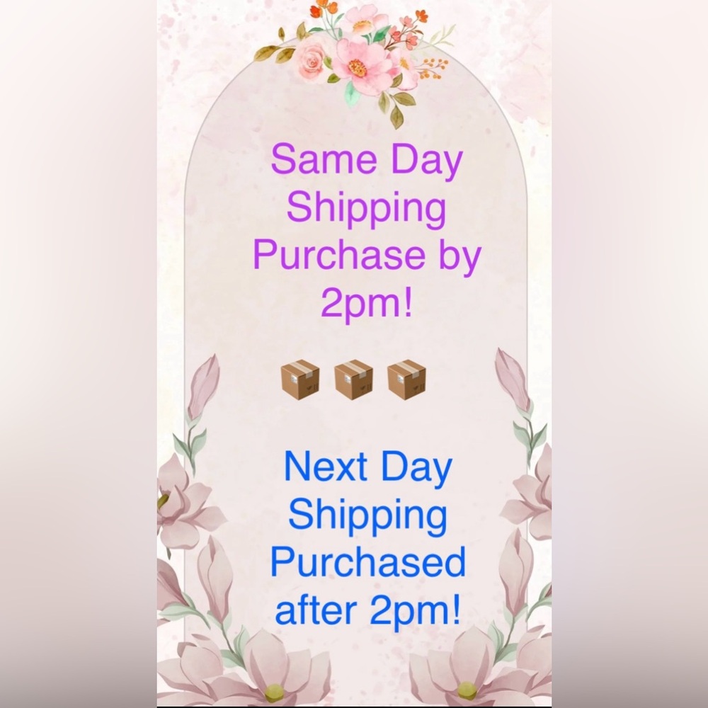 SAME DAY/NEXT DAY SHIPPING!